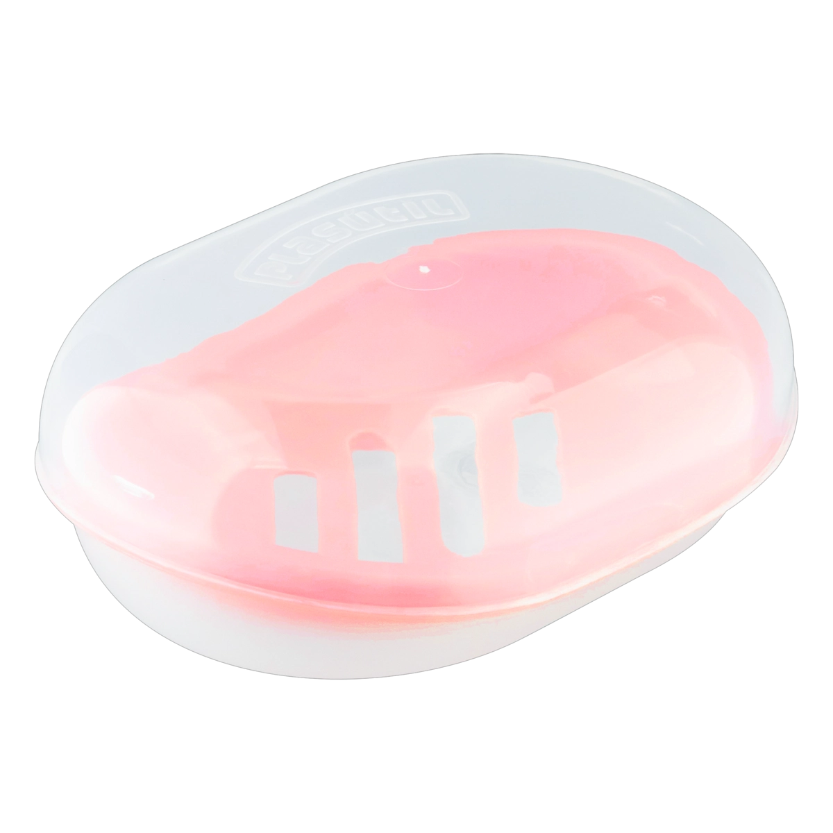 Saboneteira Rosa Quartzo Plasútil
