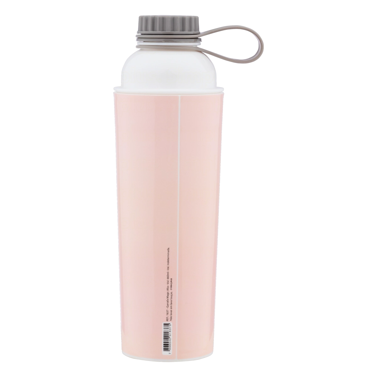 Garrafa Lettering Magic Alta 660ml Plasútil Decora Vip