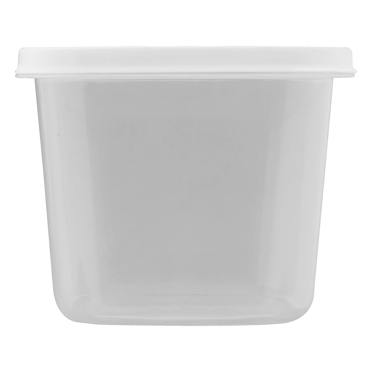 Pote Plástico Quadrado 1,2l Plasútil Clic