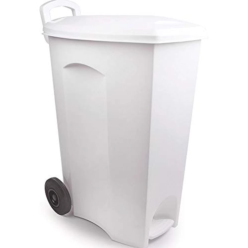 Lixeira Almix De Pedal Com Rodas