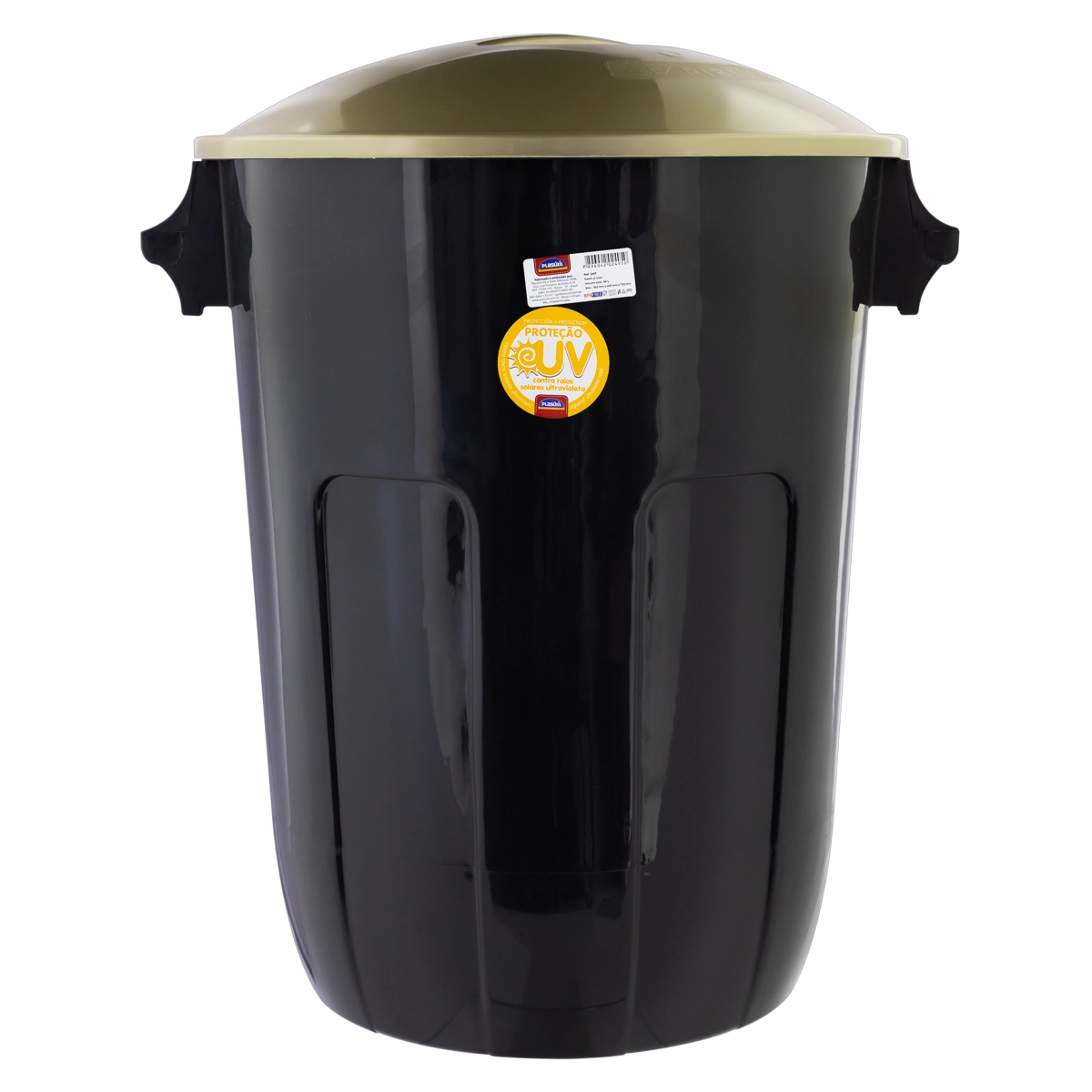 Lixeira Ouro Velho 94l Plasútil Ecoblack