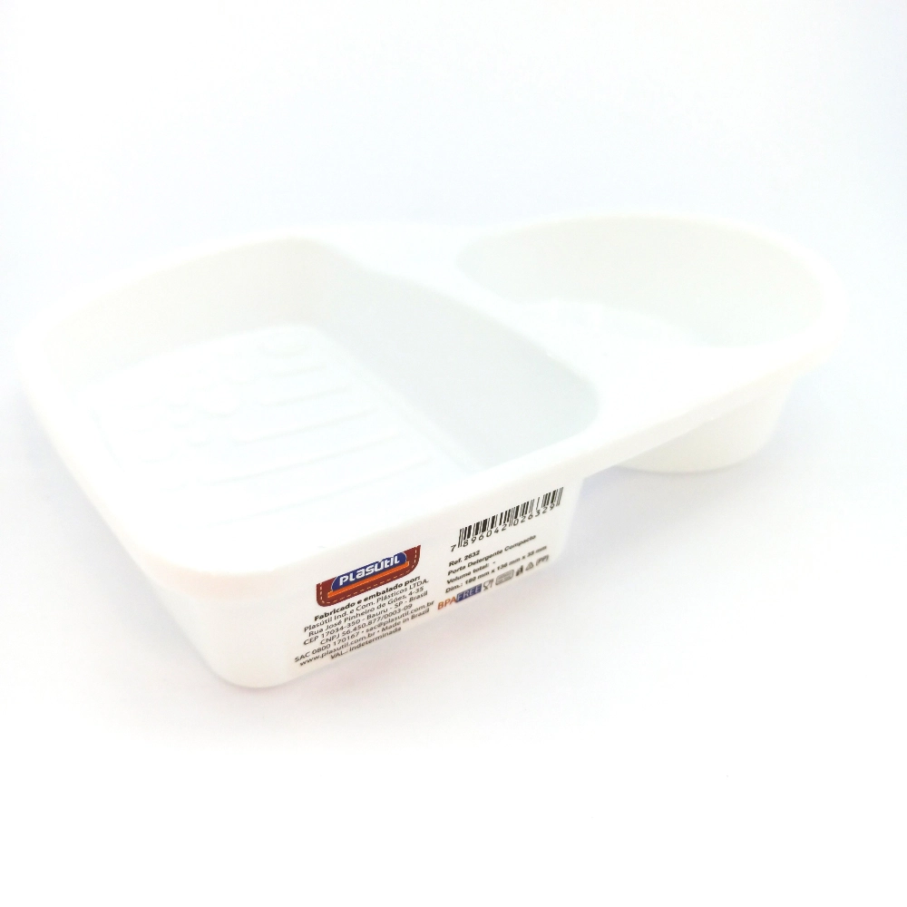 Porta Detergente Branco Compacto Plasútil