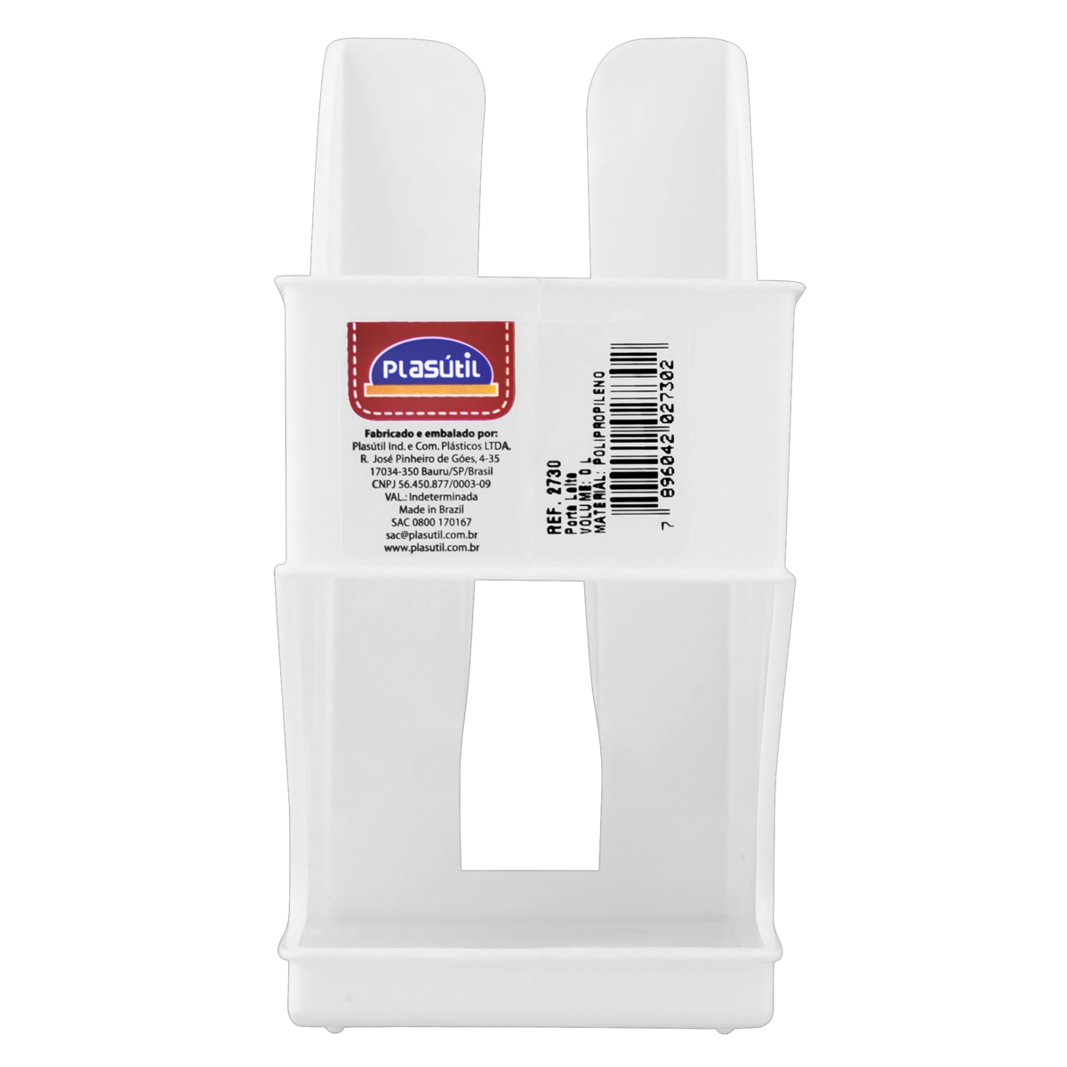 Porta Leite Branco Plasútil
