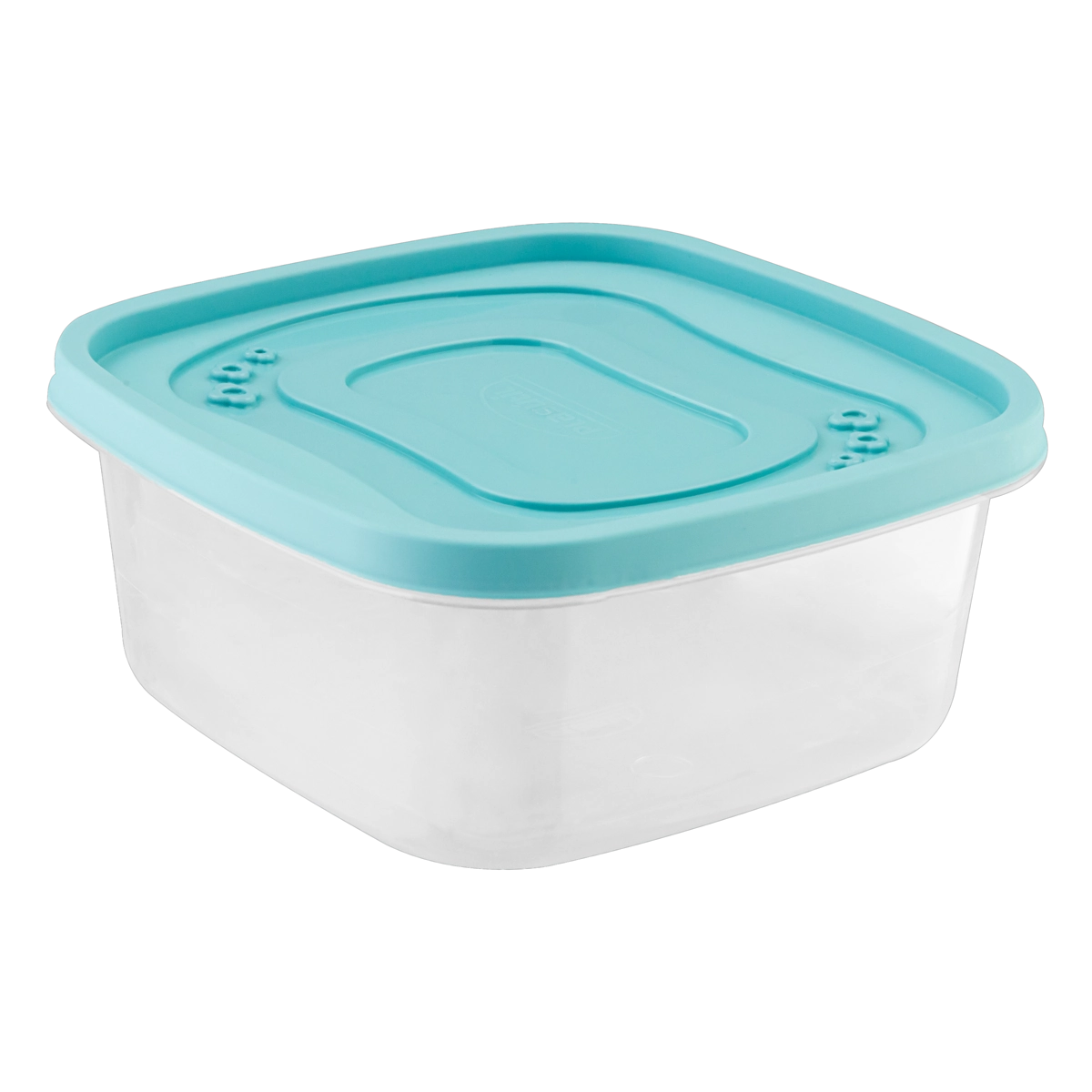 Pote Plástico Quadrado 1,1l Plasútil Clic