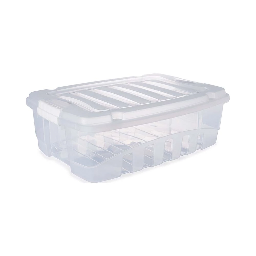Caixa Organizadora Branca Baixa 26,5l Plasútil Gran Box