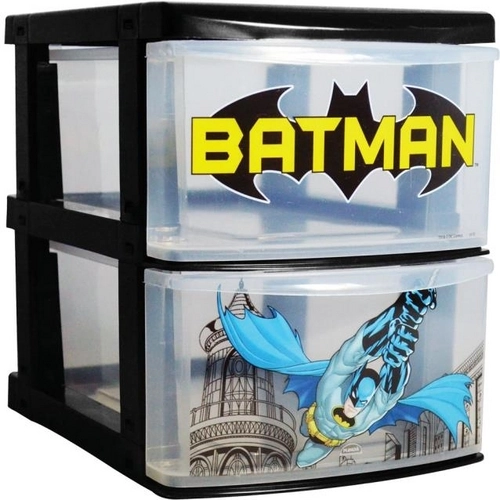Gaveteiro Plasutil Batman 2 Gav