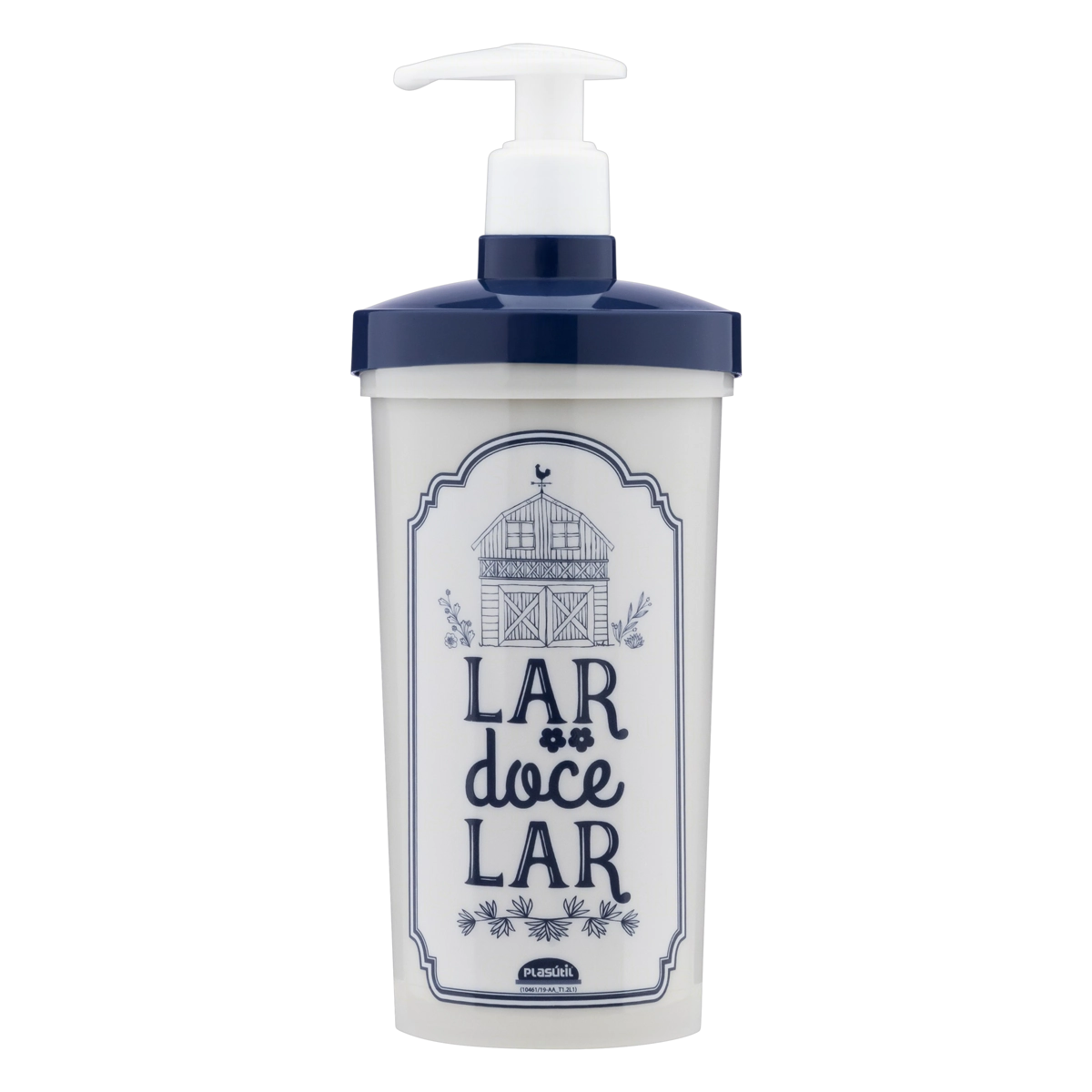 Porta Detergente Lettering 540ml Plasútil Decora