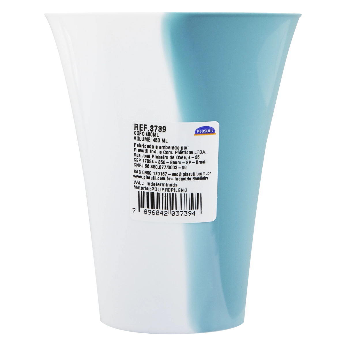 Copo Plástico 450ml Plasútil