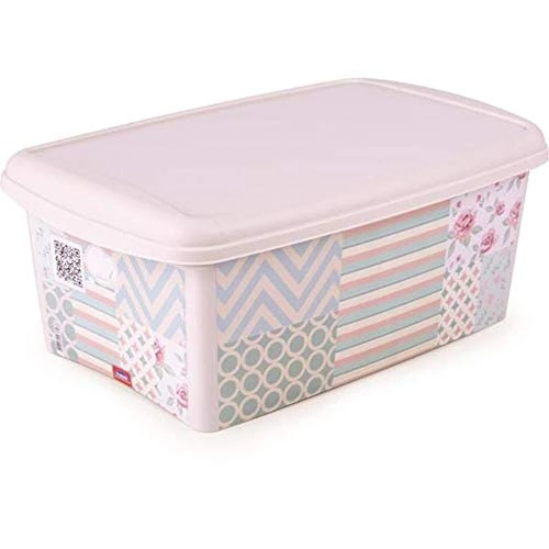 Caixa Decorada Floral Baixa 4,2l Ref/11363 Pl