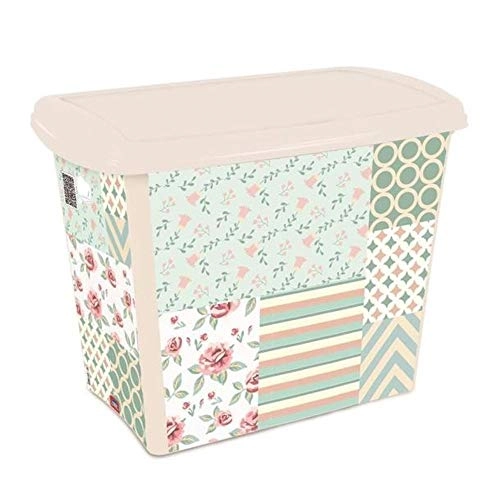 Caixa Decorada Floral Alta 7,8l Ref/11364 Pla