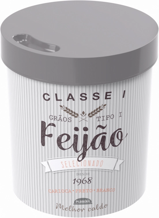 PORTA MANTIMENTO FEIJAO 3,4L 3999 PLASÚTIL