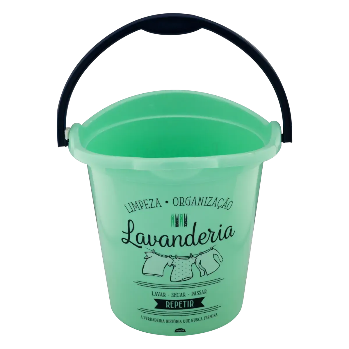 Balde Lettering 12l Plasútil Decora