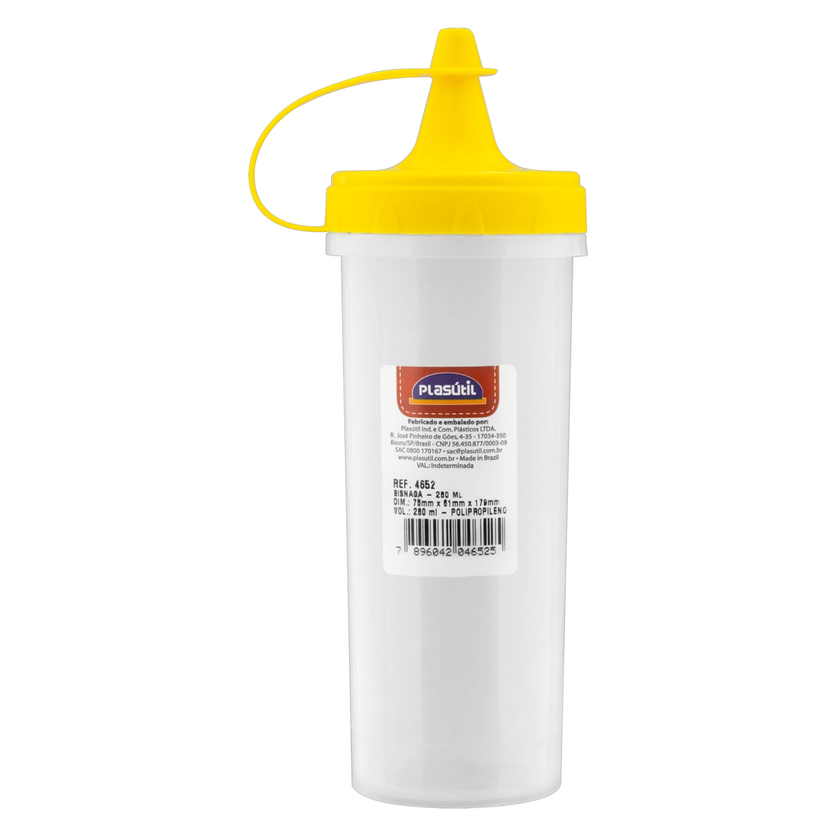 Bisnaga Amarelo Verão 280ml Plasútil