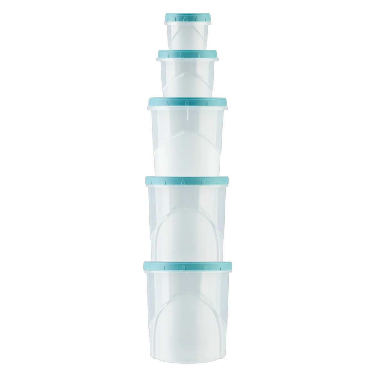 Conjunto Porta-Mantimentos 4,5l Plasútil 5 Unidades