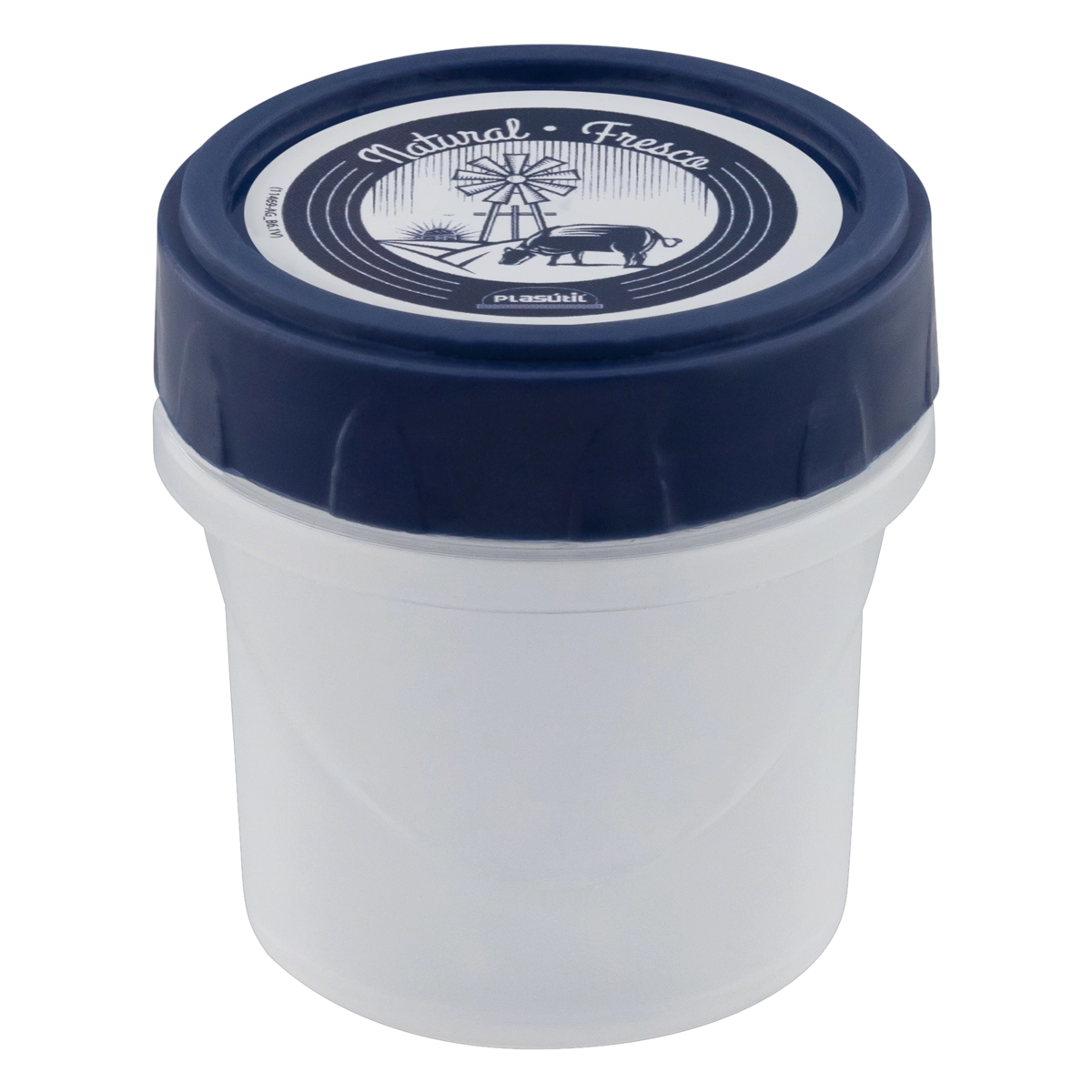 Pote Plástico Redondo Lettering 65ml Plasútil Decora