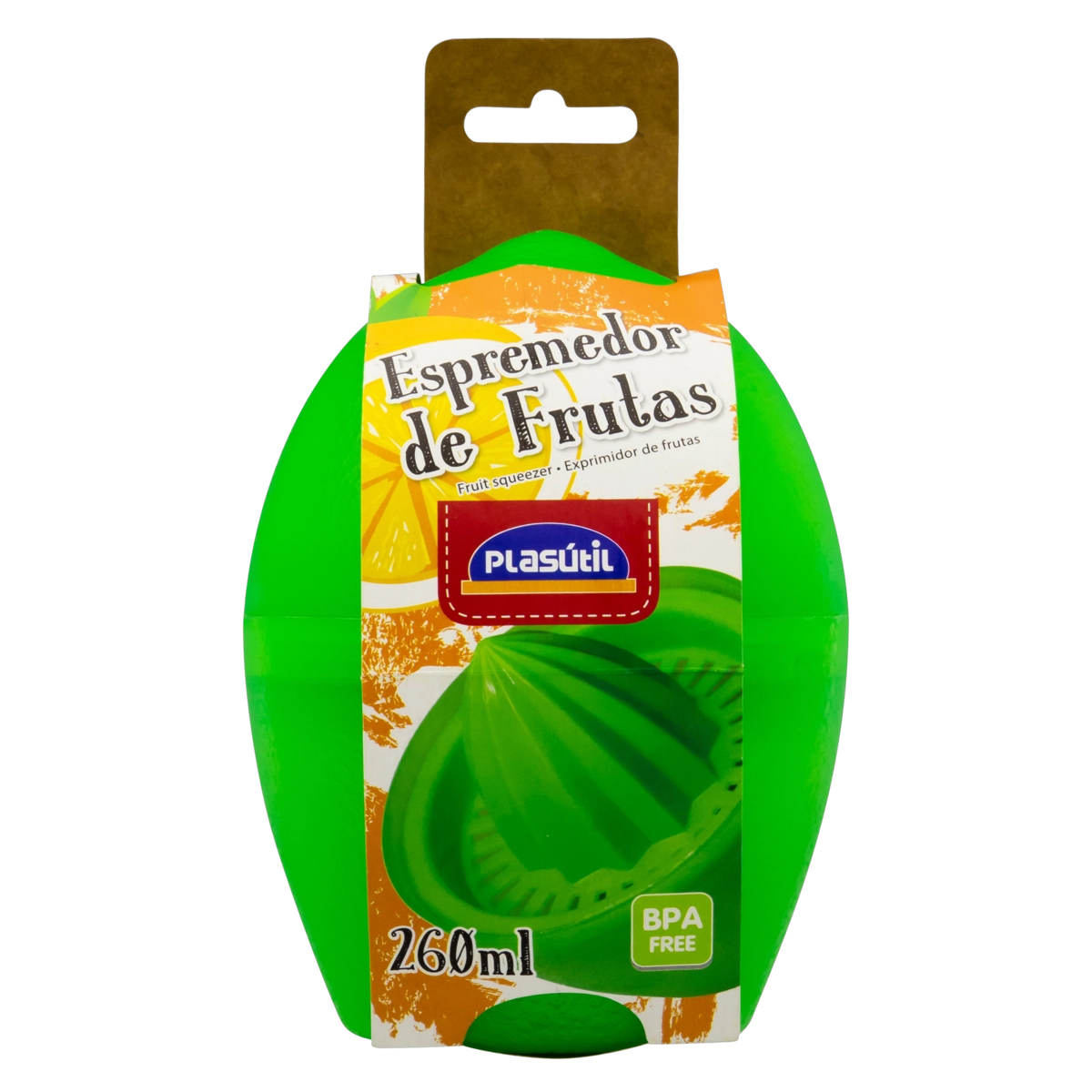 Espremedor De Fruta Verde Verão 260ml Plasútil