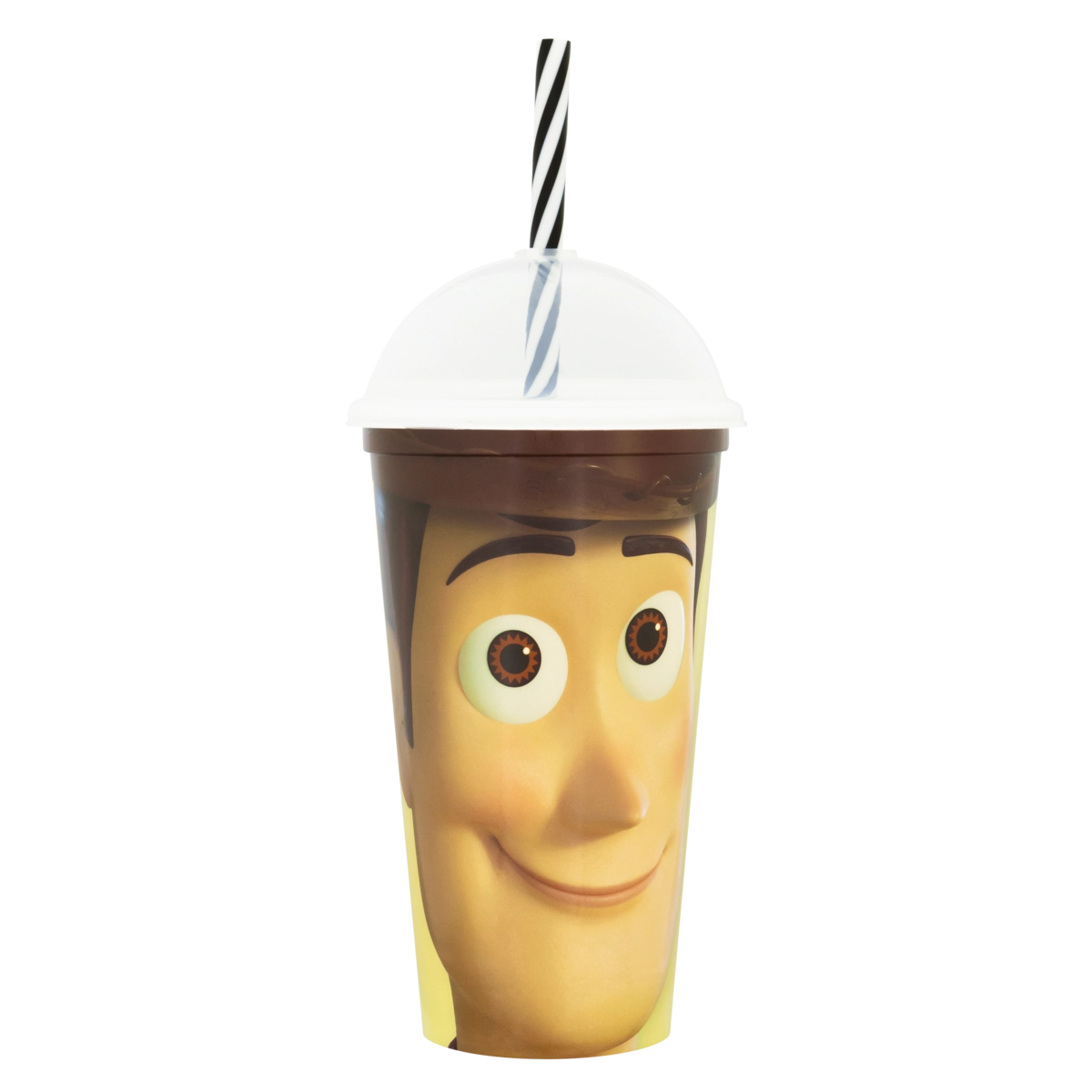 Copo Para Shake Com Canudo Toy Story Woody 500ml Plasútil