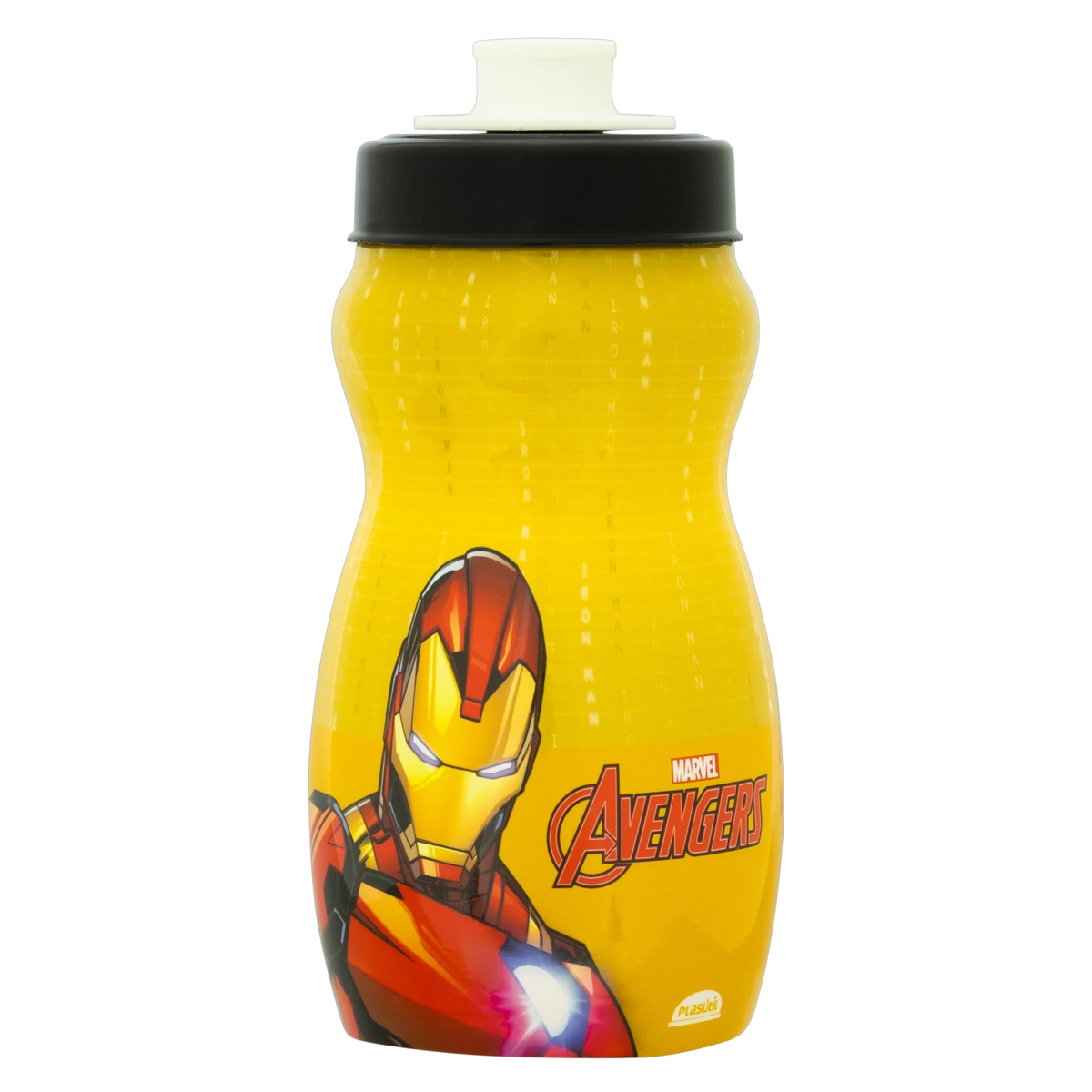 Garrafa Squeeze Avengers Homem De Ferro 300ml Plasútil