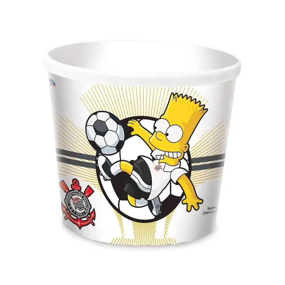 Pote Pipoca Simpsons 2.1lt Corinthians