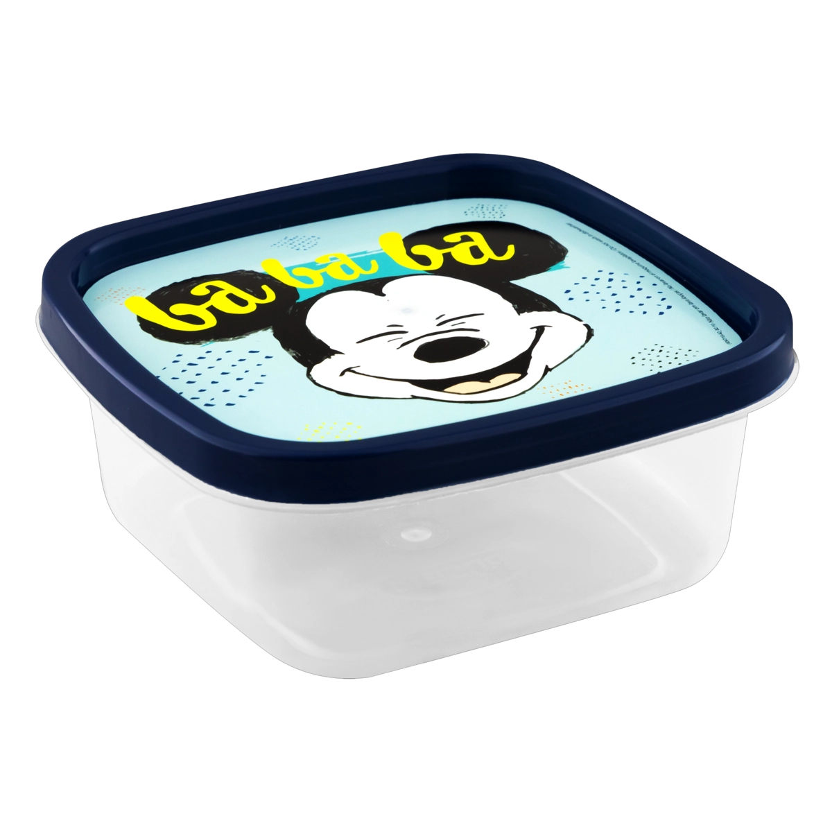 Clic Pote Mickey Baby Azul 580ml - 3 Unidades + Porta Escova