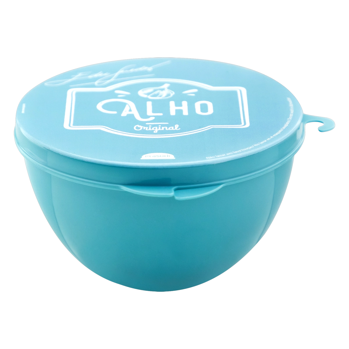 Porta Mix Alho 374ml Plasútil Decora Edu Guedes