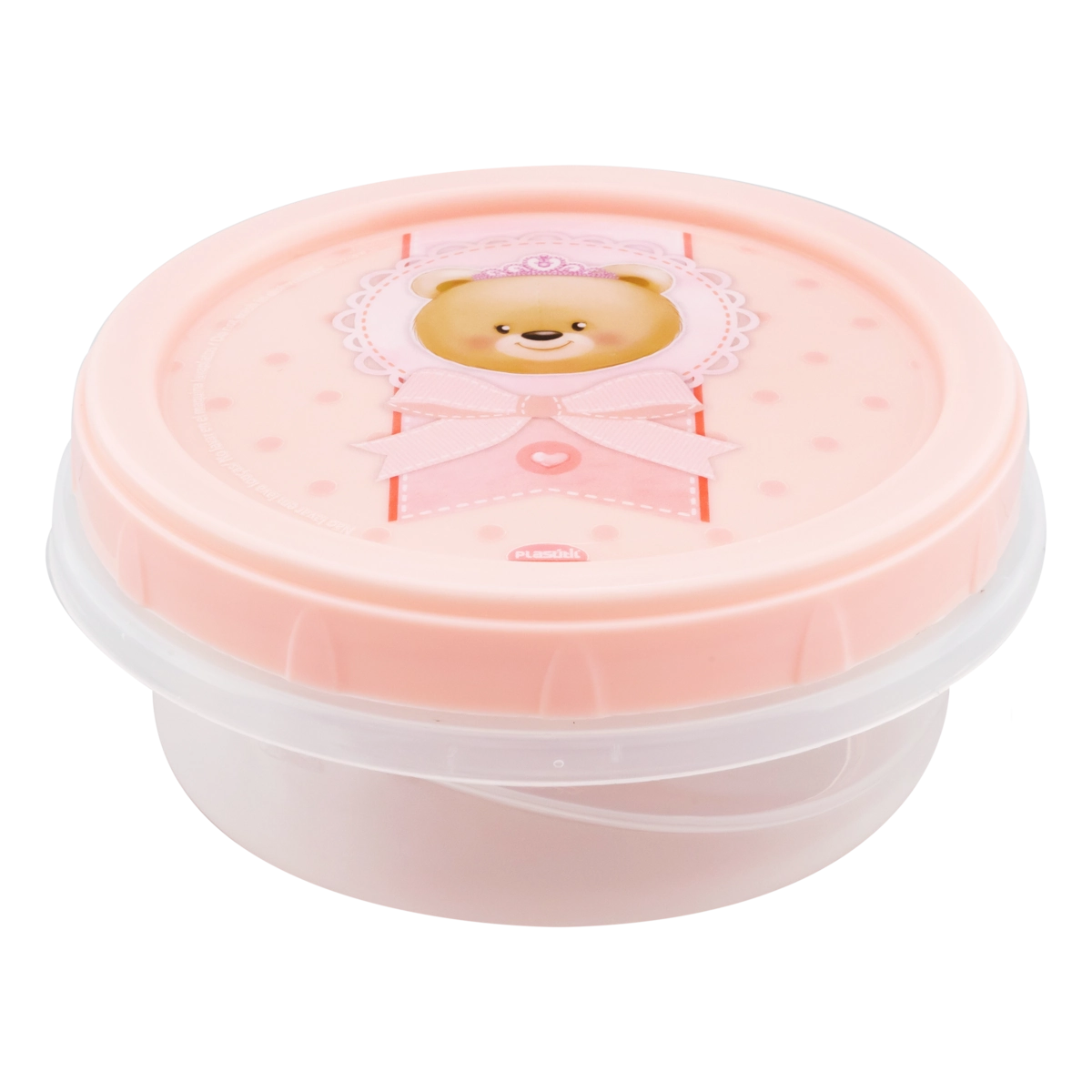 Pote Plástico Redondo Ursa 390ml Plasútil