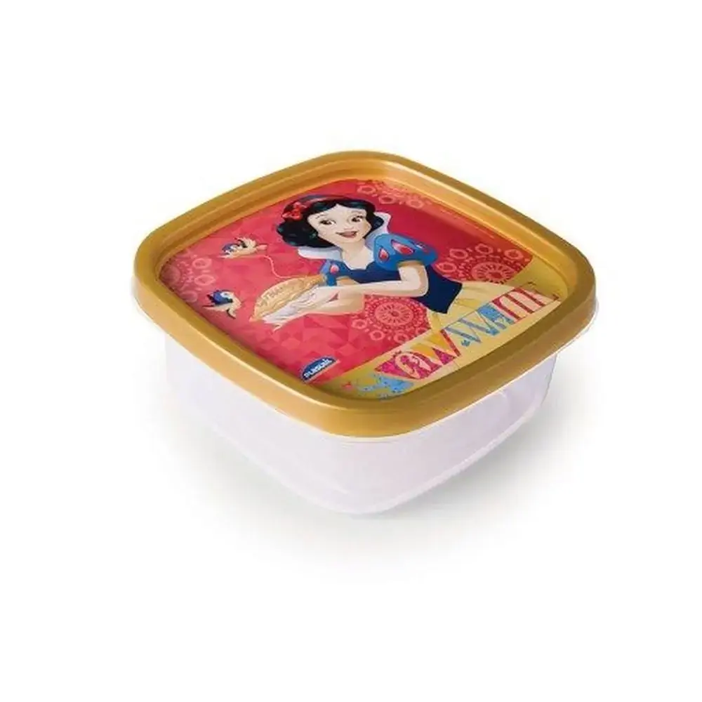 Pote Clic Plasutil 580ml Quadrado Princesas