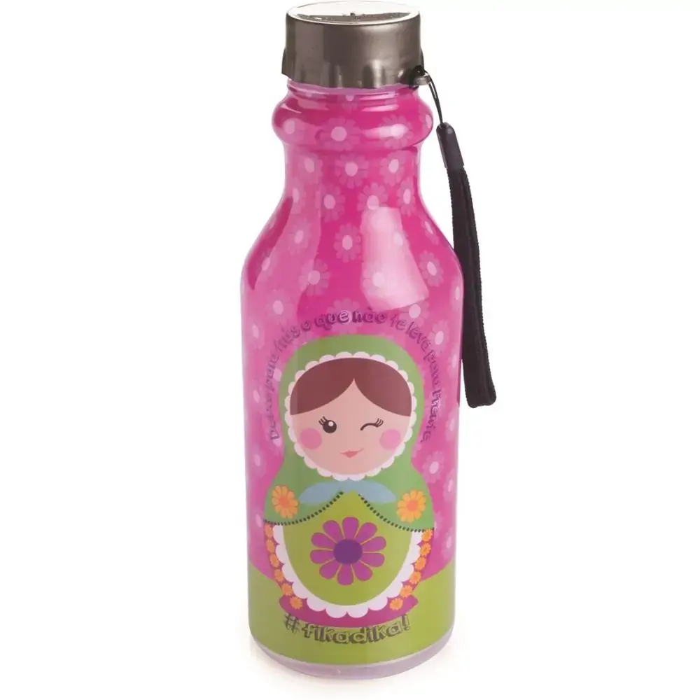 Garrafa Plasutil 500ml Retro Matrioska