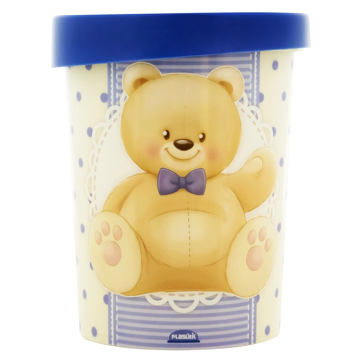 Porta Cotonete Urso Plasútil