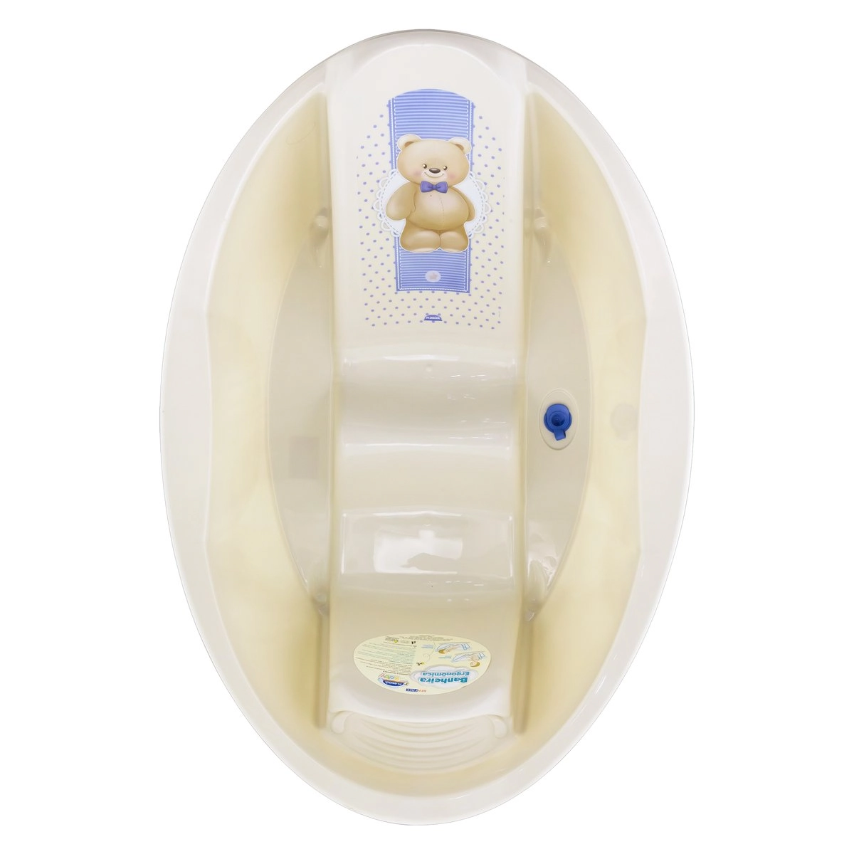 Banheira Ergonômica Urso 24l Plasútil Baby