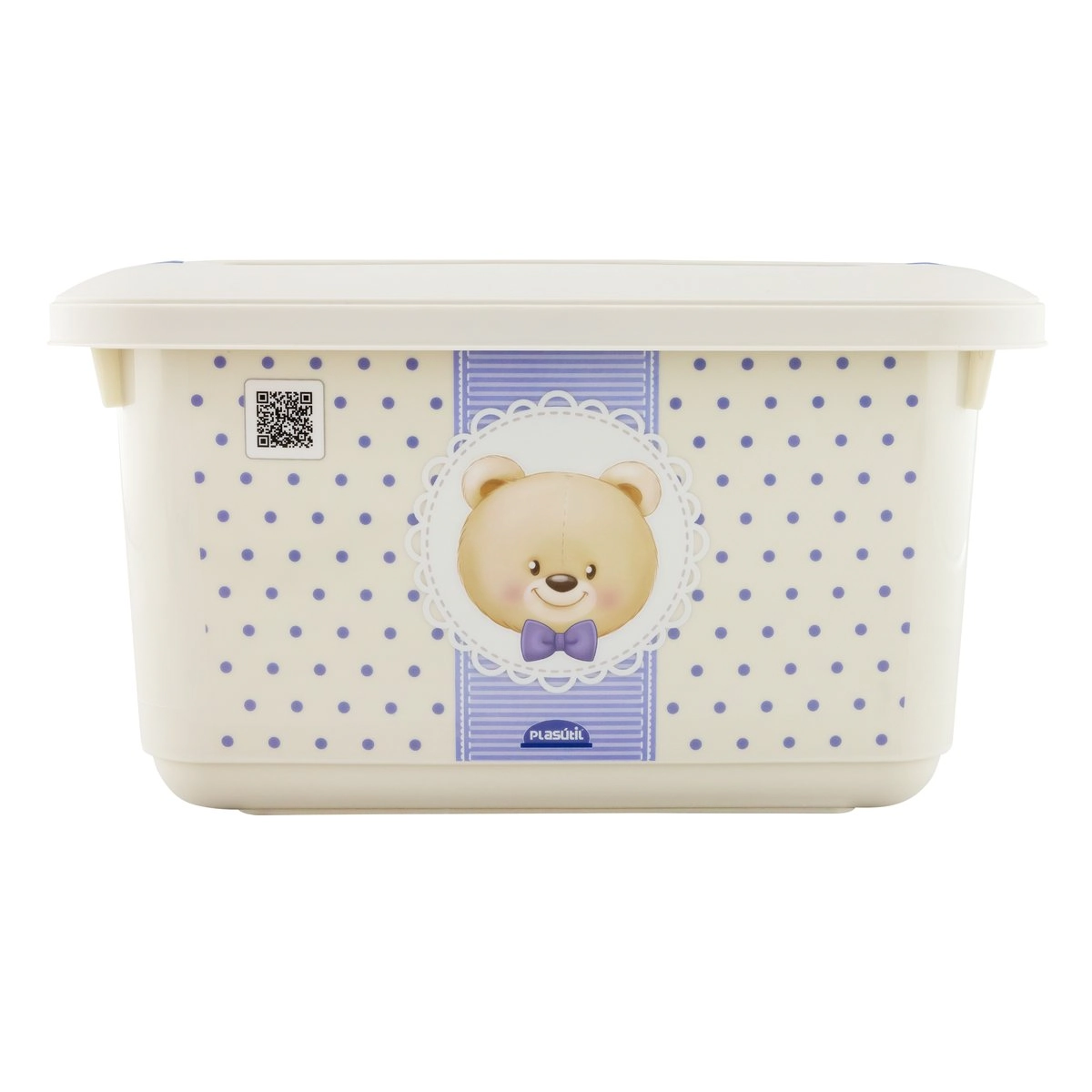 Caixa Organizadora Com Alça Urso 5,2l Plasútil