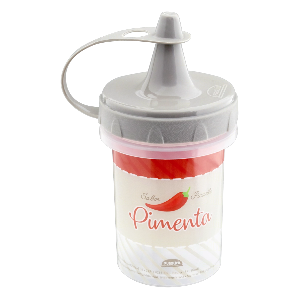 Mini Bisnaga Para Pimenta 140ml Plasútil Decora
