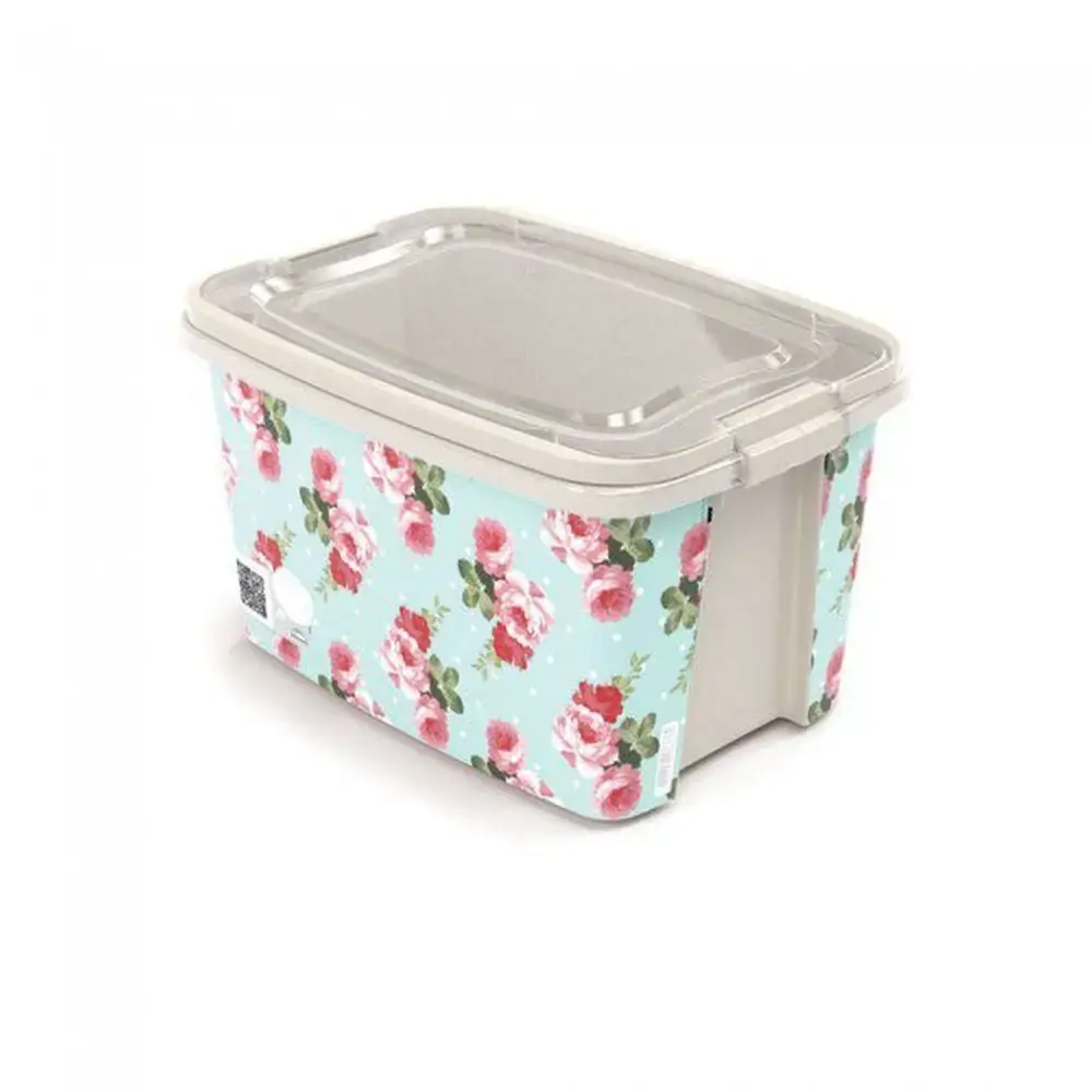 Gran Box Plasutil 10lt Decorada Alta C/trava