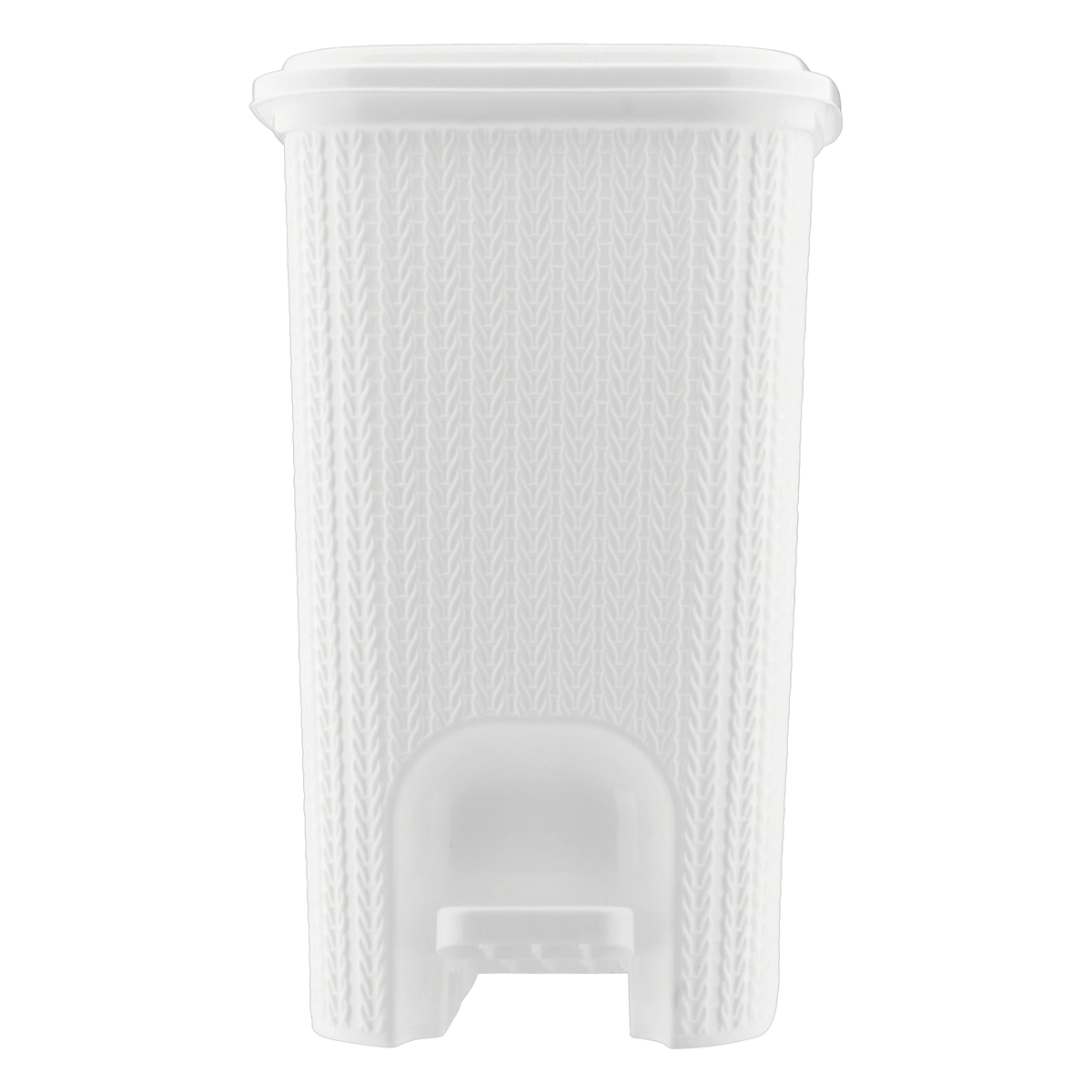 Lixeira com Pedal Trama 12 Litros Branca