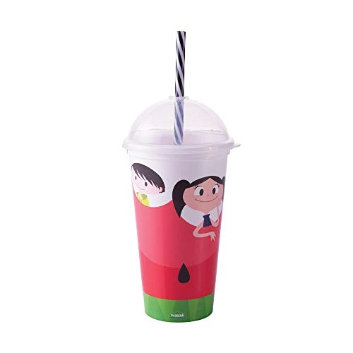 Copo Shake Plasutil 500ml Luna