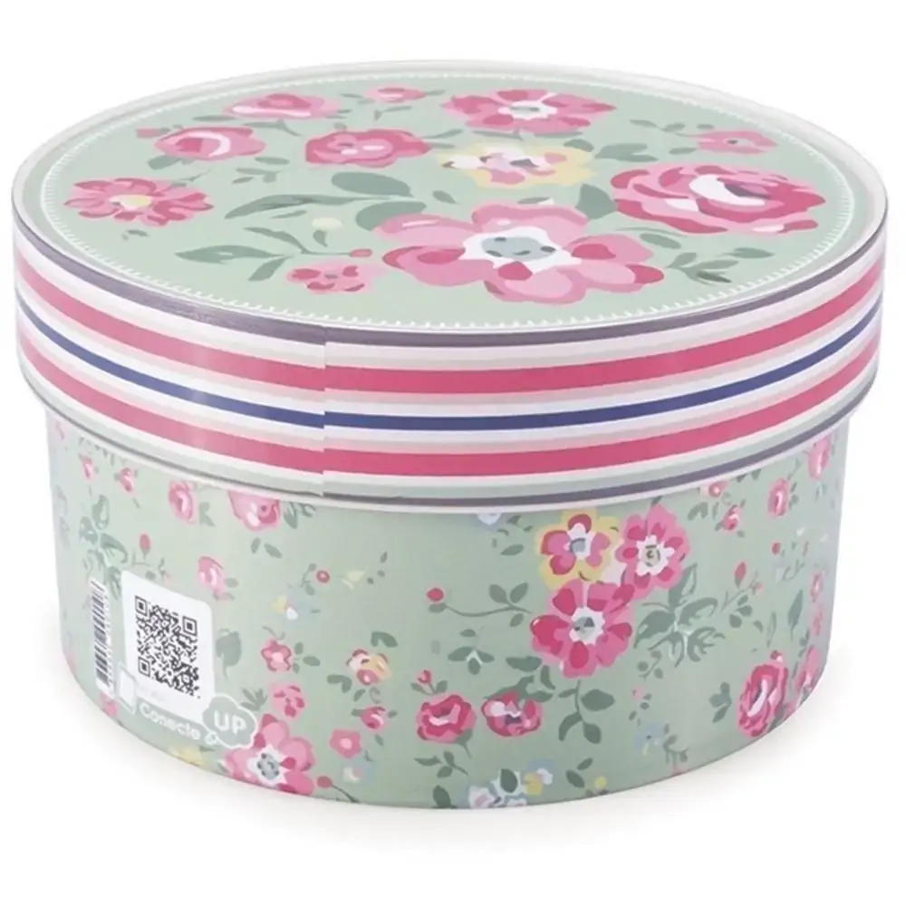 Caixa Redonda Plasutil 1.2lt Floral
