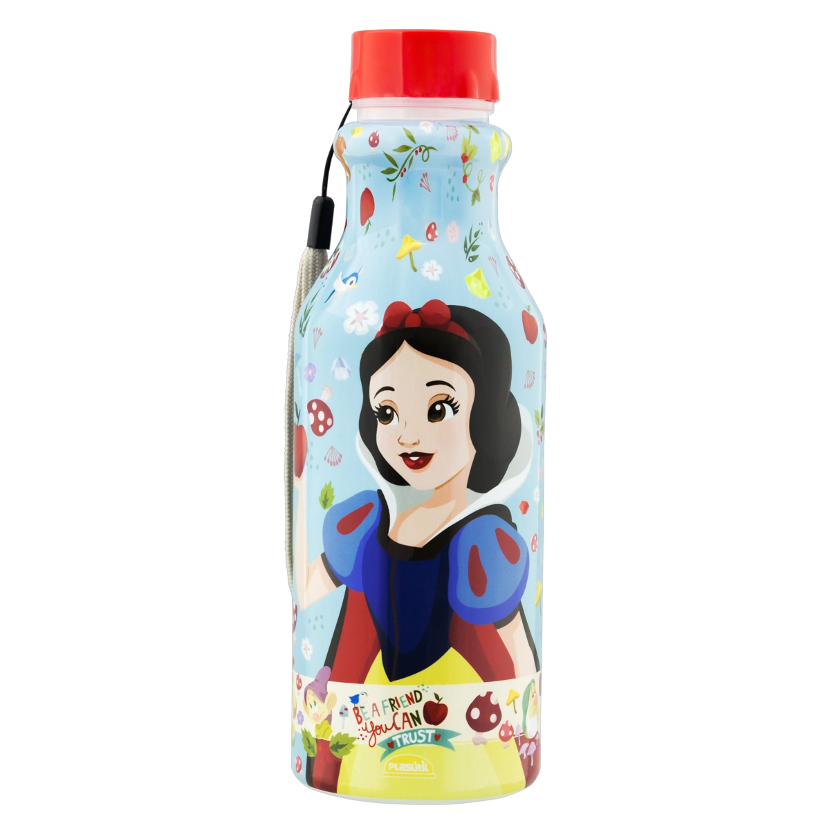 Garrafa Branca De Neve 500ml Plasútil Retrô