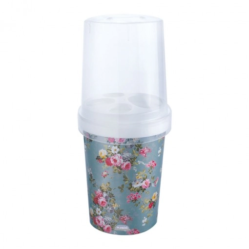 Porta Escova Plasutil 430ml Decorado 2