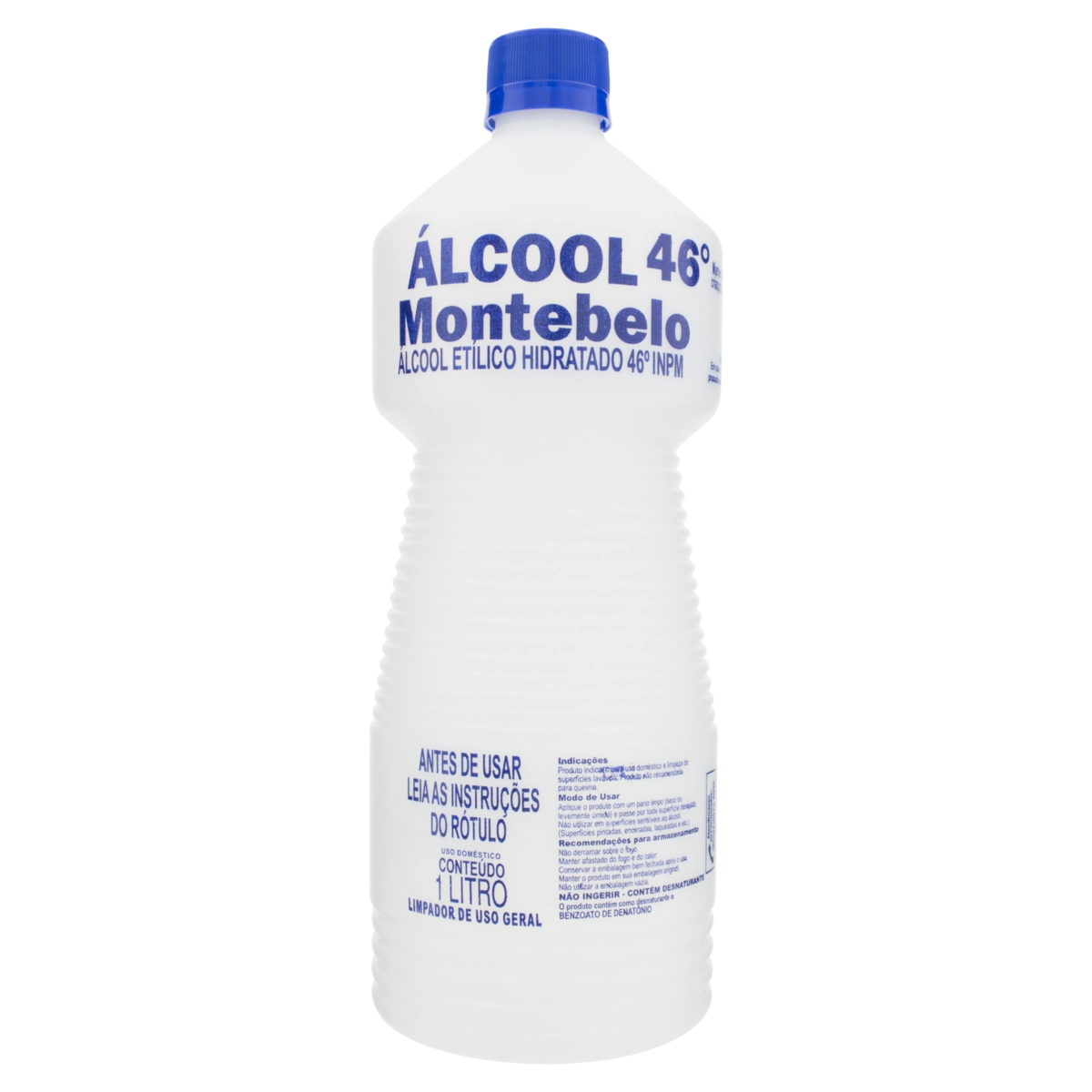 álcool Líquido 46 Inpm Montebelo Frasco 1l