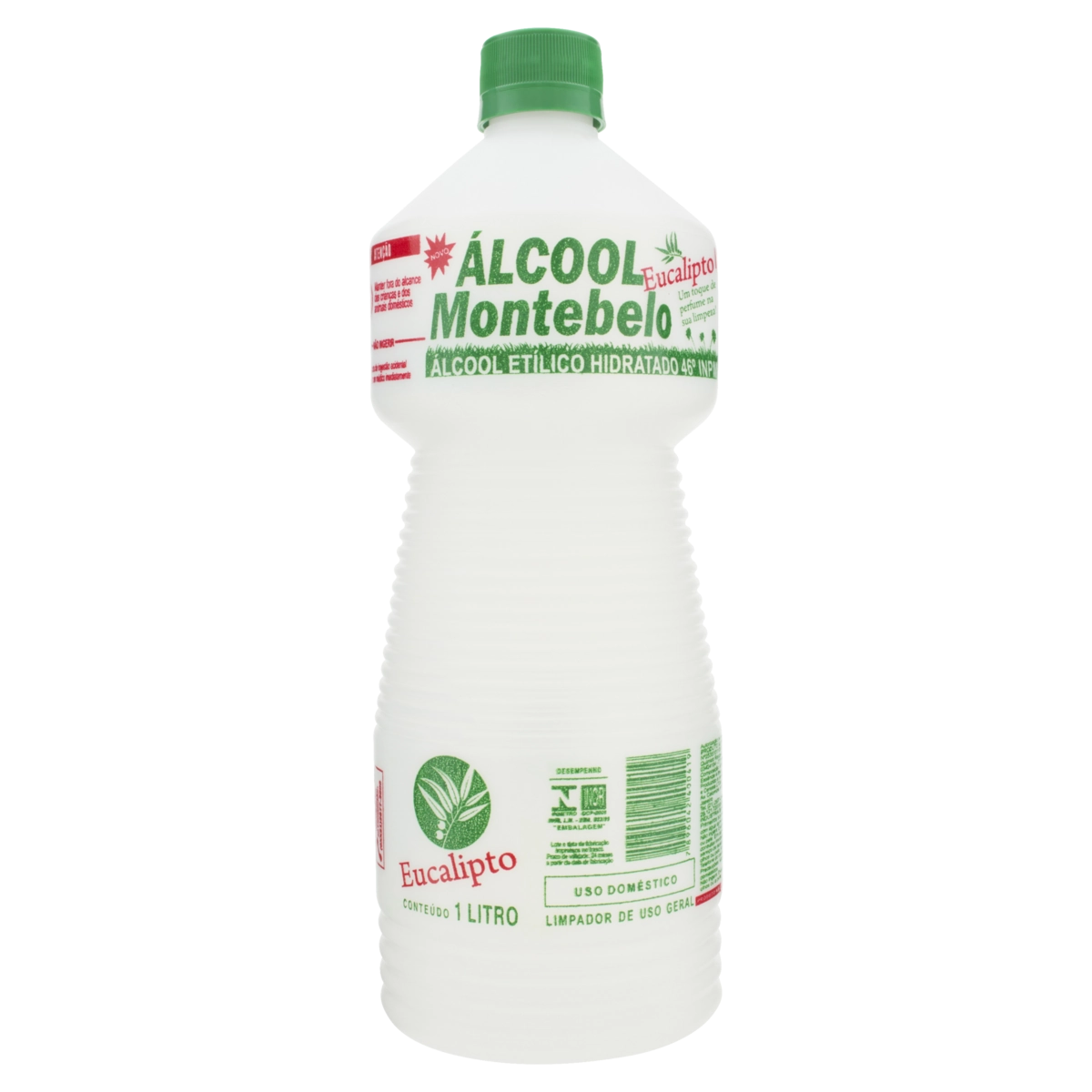 álcool Líquido 46 Inpm Eucalipto Montebelo Frasco 1l