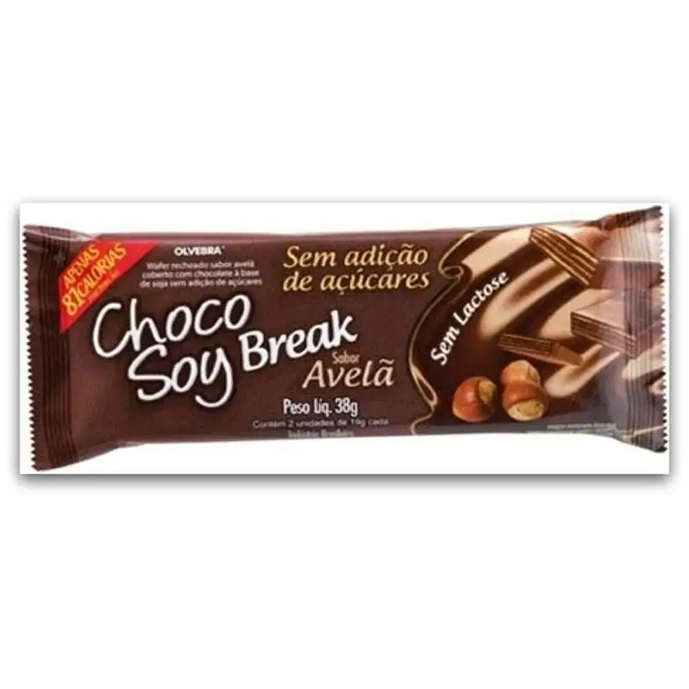 Choco Soy Break Avela 38g Olvebra Alimentos