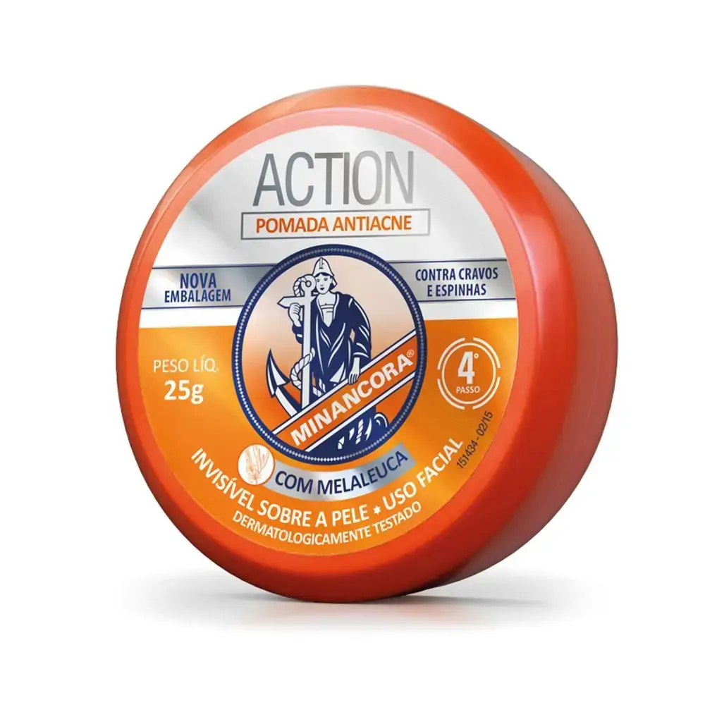 Pasta Minancora Action Fps 9 Antiacne Com 25 Gramarelos