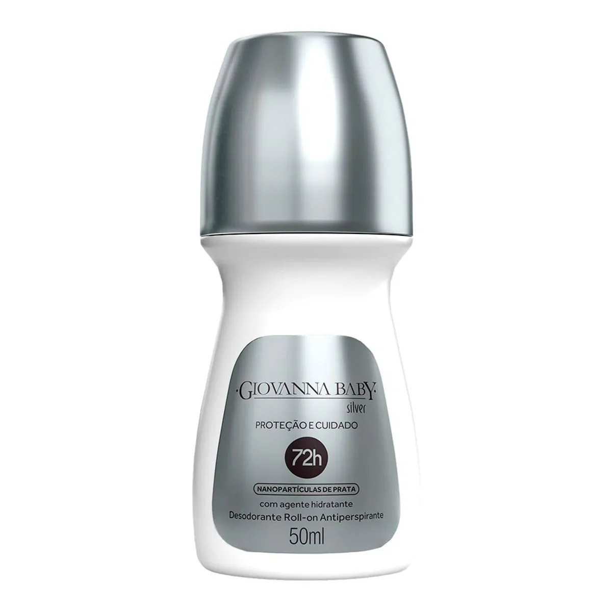 Desodorante Roll On Antiperspirante Silver Giovanna Baby 50ml