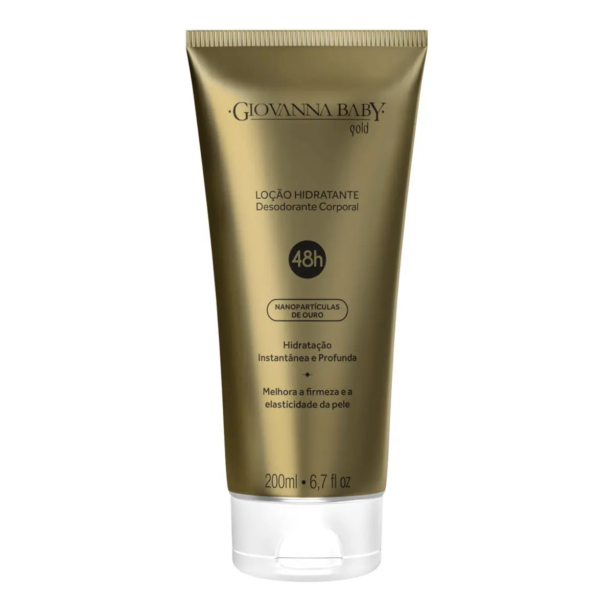 Loção Corporal Desodorante Hidratante Gold Giovanna Baby Bisnaga 200ml