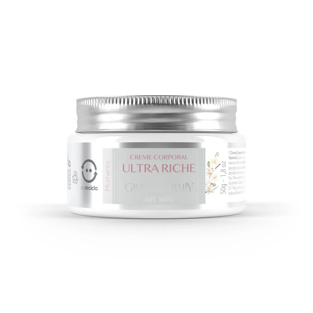 Creme Ultra Riche Giovanna Baby Moments Blanc Vanilla 50gr