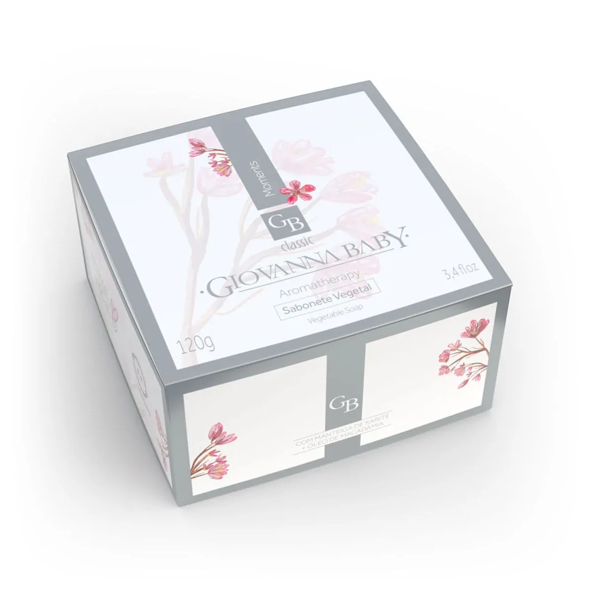 Sabonete em Barra Vegetal Classic Giovanna Baby 120G