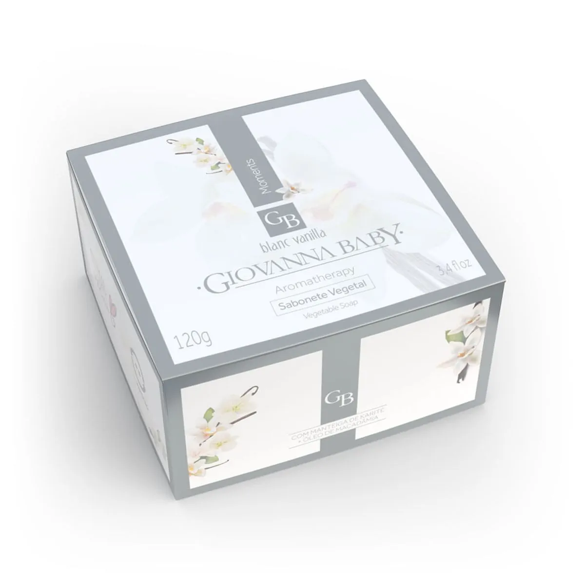 Sabonete em Barra Vegetal Blanc Vanilla Giovanna Baby 120G