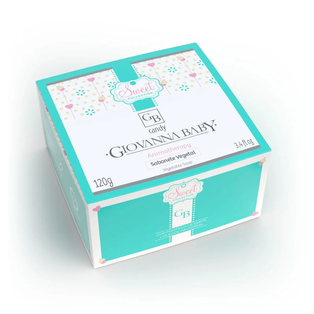 Sabonete em Barra Vegetal Candy Giovanna Baby 120G