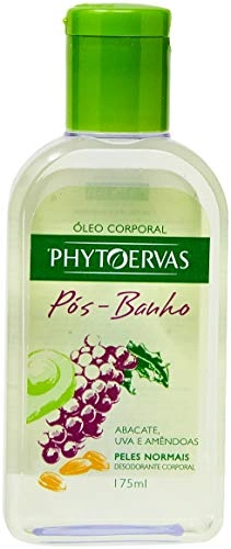 óleo Corporal Pós Banho Abacate Uva E Amêndoas Phytoervas 175ml