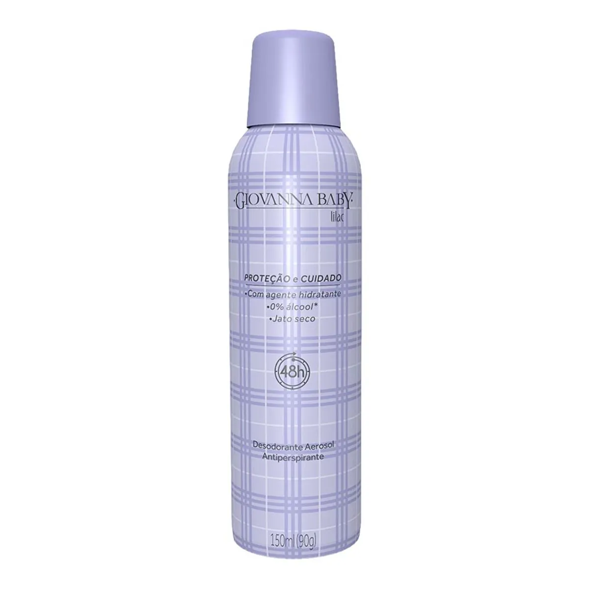 Desodorante Aerossol Antiperspirante Lilac Giovanna Baby 150ml Spray